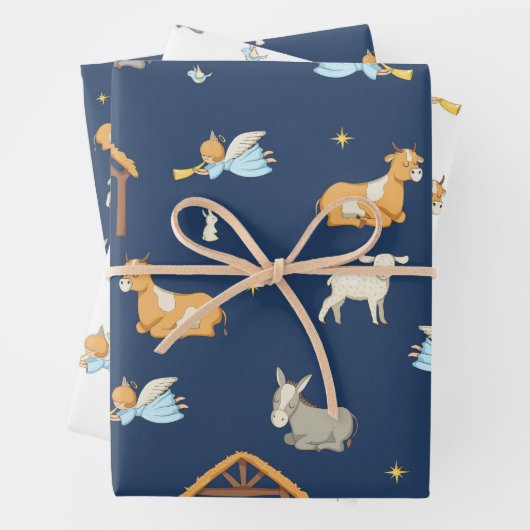 Weihnachts-Relativitätsblatt Geschenkpapier Set (Beispiel)