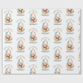 Weihnachts-Religiöses Wrapping Paper Geschenkpapier (Flach)