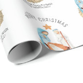 Weihnachts-Religiöses Wrapping Paper Geschenkpapier (Rolleneckpunkt)