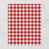 Weihnachts-Rentier-Baby-Dusche Einladung (Rückseite)