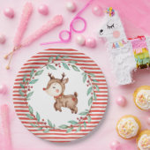 Weihnachts-Rentier-Erstgeburtspapierplatte Pappteller (Party)