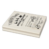 Weihnachts-Rentier-Express Weihnachten Groß Gummistempel (Stempel)