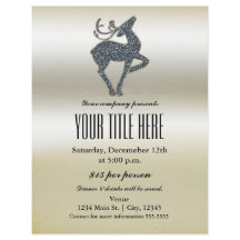 Weihnachts-Rentier-Feiertag Flyer