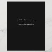 Weihnachts-Rentier-Feiertag Flyer (Hinten)