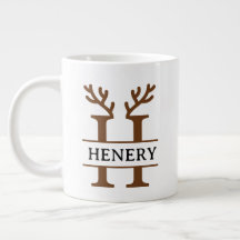 Weihnachts-Rentier-Feiertags-Tasse, individuelle W
