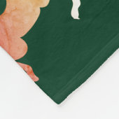 Weihnachts-Rentier-Fleece-Blanket Fleecedecke (Ecke)