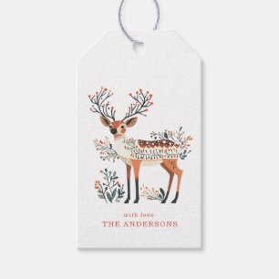 Weihnachts-Rentier-Geschenkanhänger Geschenkanhänger