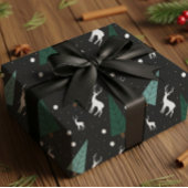 Weihnachts-Rentier-Geschenkpapier Geschenkpapier
