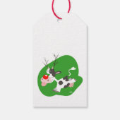 Weihnachts-Rentier-Geschenktag Geschenkanhänger (Rückseite)