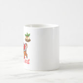 Weihnachts-Rentier, Glocken & Ivy Kaffeetasse (Mittel)
