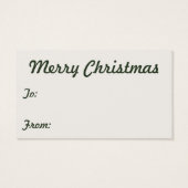 Weihnachts-Rentier im Winter-Forst Schnee (Rückseite)