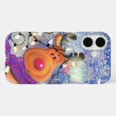 Weihnachts-Rentier-iPhone-Fall Case-Mate iPhone Hülle (Rückseite (Horizontal))