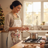 Weihnachts-Rentier Jingle & Mingle Personalisiert Schürze
