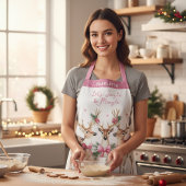 Weihnachts-Rentier Jingle & Mingle Personalisiert Schürze