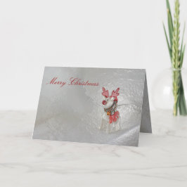 Weihnachts-Rentier-Karte von Janz Feiertagskarte