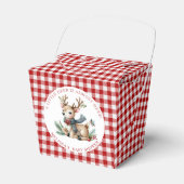 Weihnachts-Rentier-Kinderdusche Geschenkschachtel (Vorderseite)