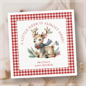 Weihnachts-Rentier-Kinderdusche Serviette