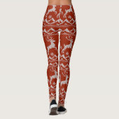 Weihnachts-Rentier-Leggings Leggings (Rückseite)