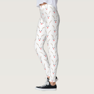 Weihnachts-Rentier-Minimal-Leggings Leggings
