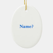 Weihnachts-Rentier mit Masken Xmas-Ornament Keramik Ornament (Hinten)