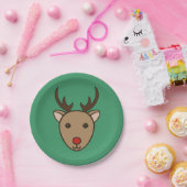Weihnachts-Rentier-Party-Papier-Teller Pappteller (Party)