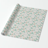 Weihnachts-Rentier-Pine Geschenkpapier (Ungerollt)
