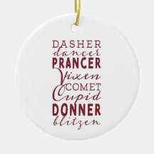Weihnachts-Rentier-Ruf Weihnachtsschmuck aus