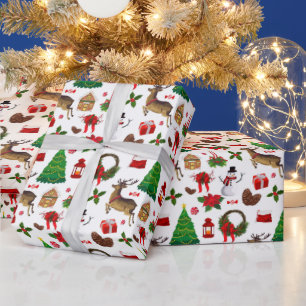 Weihnachts Rentier Snowmen Weihnachtsgeschenke Geschenkpapier