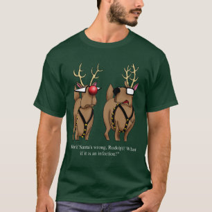 Weihnachts-Rentier-Spaß-Tee-Shirt T-Shirt