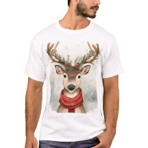 Weihnachts-Rentier-T-Shirt für festliche Feiertage