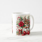 Weihnachts-Rentier-Tasse 2 Kaffeetasse (VorderseiteRechts)