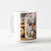 Weihnachts-Rentier-Tasse Kaffeetasse (Vorderseite Links)