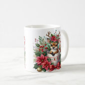 Weihnachts-Rentier-Tasse Kaffeetasse (VorderseiteRechts)