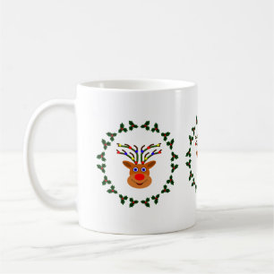 Weihnachts-Rentier-Tasse Kaffeetasse