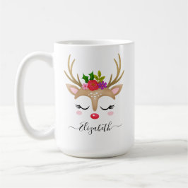 Weihnachts-Rentier-Tasse Kaffeetasse