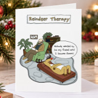 Weihnachts-Rentier-Therapie | Lustige Feiertags-Ca