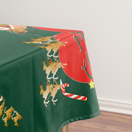 Weihnachts-Rentier Tischdecke (Beispiel)