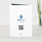 Weihnachts-Rentier Ugly Sweater-Grußkarte Feiertagskarte (Rückseite)