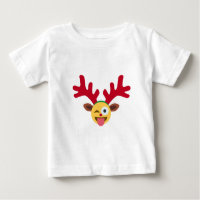 Weihnachts-Rentier-Zwinkern-Emoji