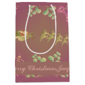 Weihnachts-Rentierbeutel Mittlere Geschenktüte (Vorderseite)