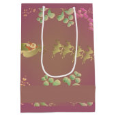 Weihnachts-Rentierbeutel Mittlere Geschenktüte (Rückseite)