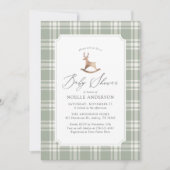 Weihnachts-Rentierdusche Einladung (Vorderseite)