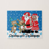 Weihnachts-Rentiere Puzzle (Horizontal)