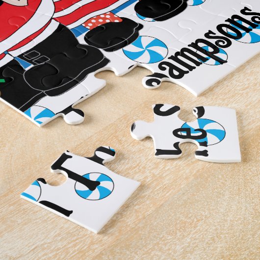 Weihnachts-Rentiere Puzzle (Seite)