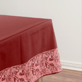 Weihnachts-Rentierlace 60" x 84" Tischdecke (Beispiel)