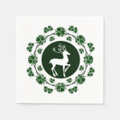 Weihnachts-Rentierpapier Serviette (Vorderseite)