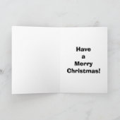 Weihnachts-Rentierspiele Spaß Card Feiertagskarte (Innenseite)