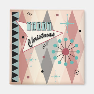 Weihnachts Retro 01 Magnet