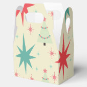 Weihnachts-Retro der 1950er Jahre Geschenkschachtel (Geöffnet)