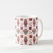 Weihnachts-Retro-Engel Kaffeetasse (VorderseiteRechts)
